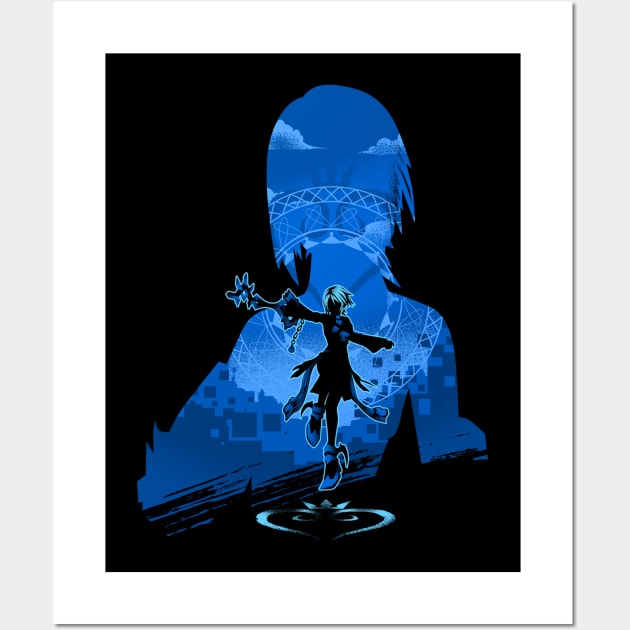 Aqua Kingdom hearts Wall Art by plonkbeast